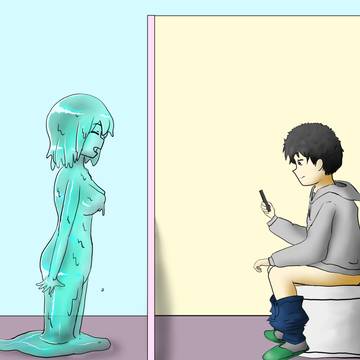 スライムさんのお食事