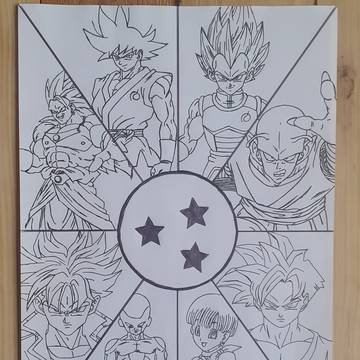 dragon ball characters mashup