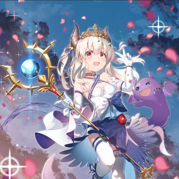 【お仕事絵】X/Z 薄明を揺蕩う 姫君と竜