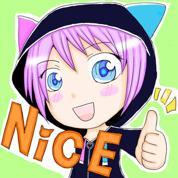Twitch用＊ゆずさくスタンプ『Nice』