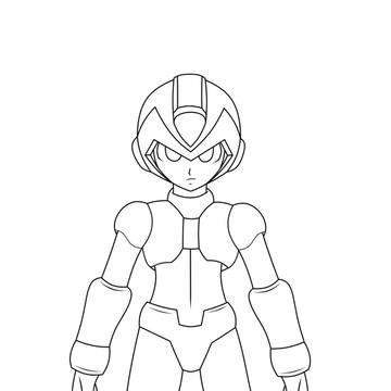 エックス (ロックマンゼロ) LINEART