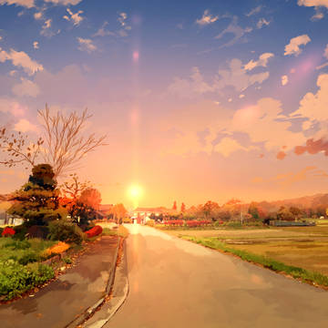 田舎。