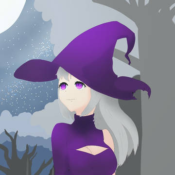 魔女さんお散歩中