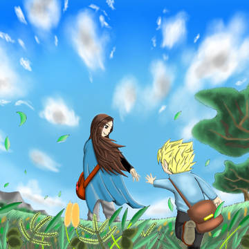 旅立ちｰ親子ｰ