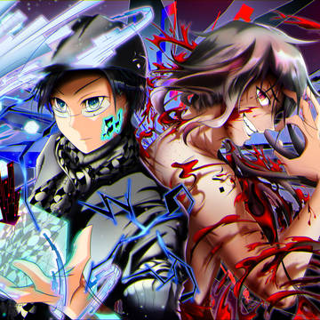 似顔絵 - 二項対立