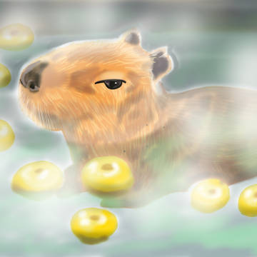 カピバラ温泉