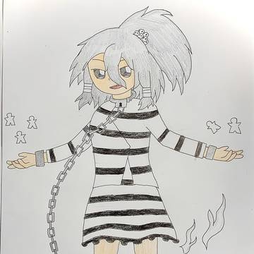 宮出口瑞霊　色鉛筆