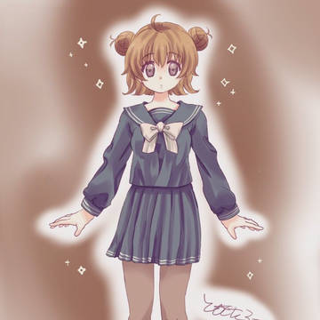 影の付け方や装飾にこだわってみた