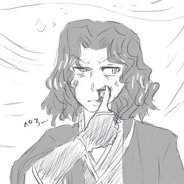 鼻血一ちゃんらくがき