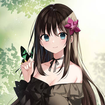黒髪少女