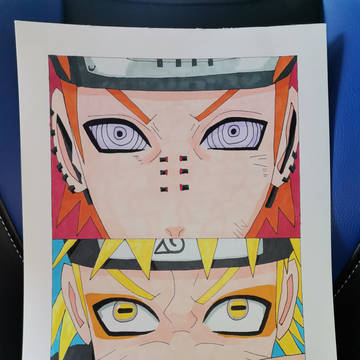 Naruto sage Mode vs Pain