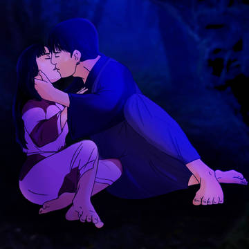 Kiss in the night