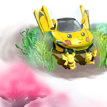 質感と背景の練習1