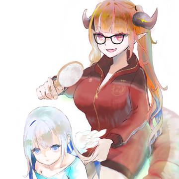 ドラゴンに育てられる天使
