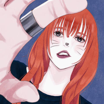 いー！