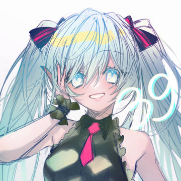 ミクの日のらくがき