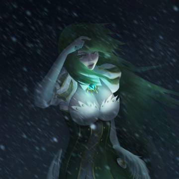 雪中溜达的蕾娜