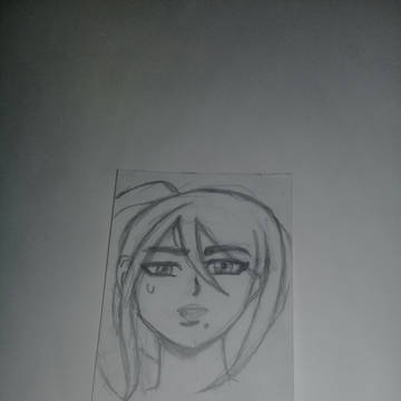 practice sketches female face