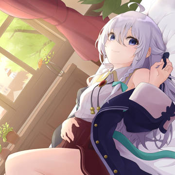寝っ転がるイレイナさん
