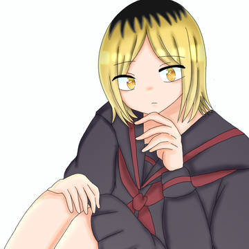 孤爪研磨_セーラー服_＋差分
