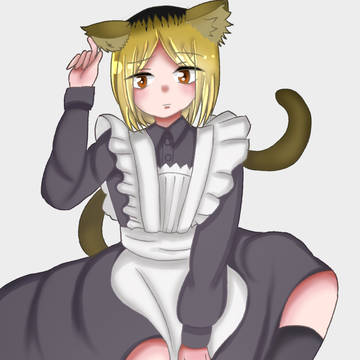 孤爪研磨_メイド服
