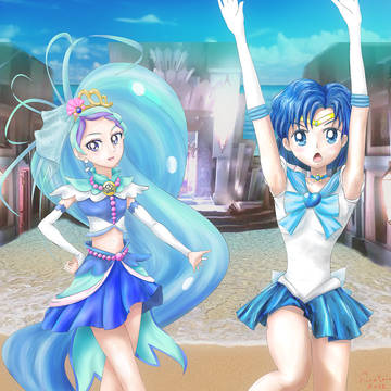キュアマーメイドとセラムンは似てる