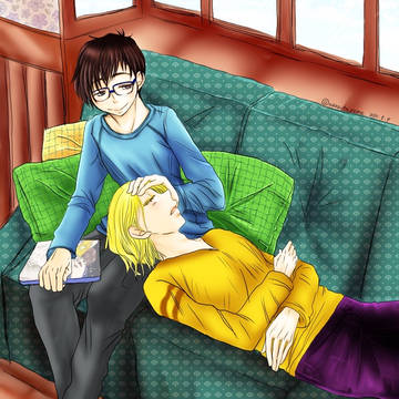 ユリ勇❤︎ひざまくら