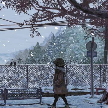 雪の日