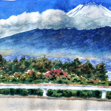 秋の富士山