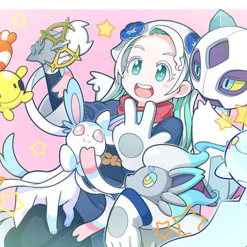 アルセウスフォンで記念撮影