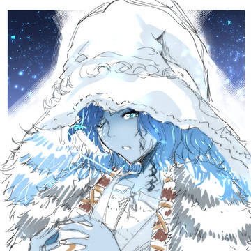落書きーエルデンリング　魔女ラニ
