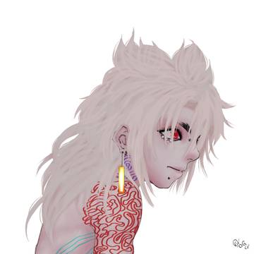 Kid Kira with his hair down (OC)