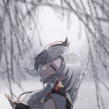 雪中鹤