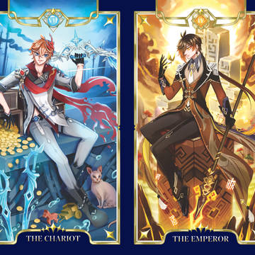 Genshin Impact Tarot Card
