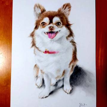 友達の家のワンちゃんイラスト