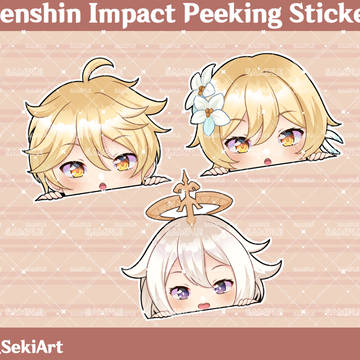 Peeking Sticker