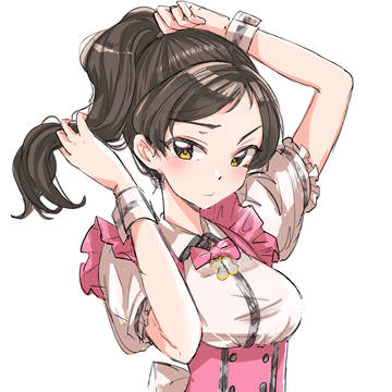 メイドにポニテ