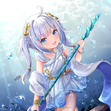 海の中のサメちゃん