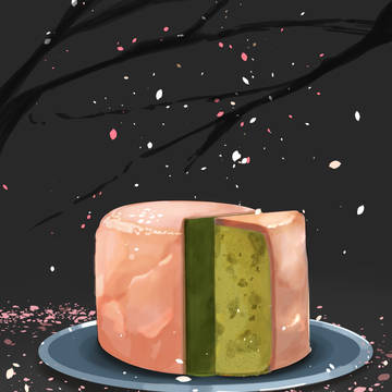 桜のザッハトルテ