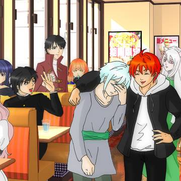 異世界ファミレスでオフ会(?)