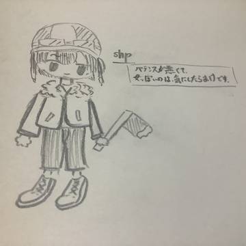 shpくん描いた