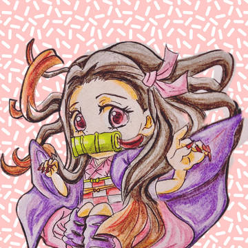 らくがき 禰󠄀豆子♪