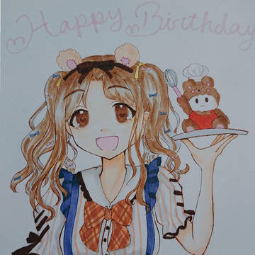 雛菜ちゃんお誕生日イラスト