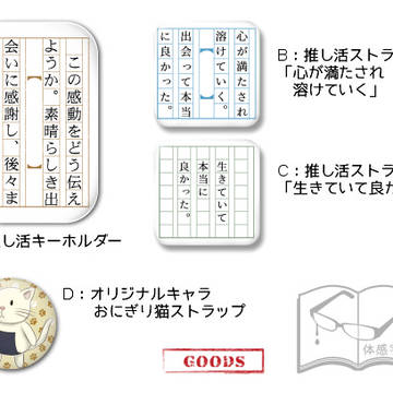 推し活支援グッズ頒布開始のお知らせ(オリキャラ猫も有)