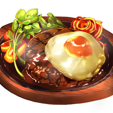 目玉焼きハンバーグ