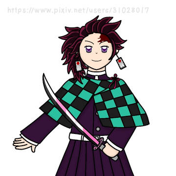 炭治郎とカナヲの融合