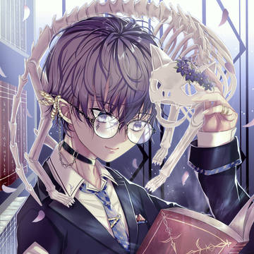 闇の魔法使いと猫