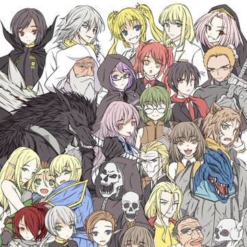 黒の魔王集合絵