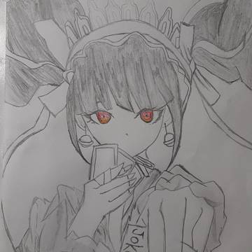 ダンロン セレスちゃん模写