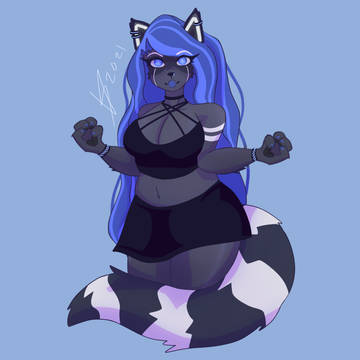 Raccoon girl oc